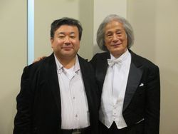 本番終演後(11/10)に日フィル・ソロ・コンサートマスターの木野雅之さんと