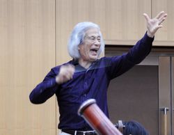 ブルックナー交響曲第9番第1楽章のリハーサル 写真:(C)高関健