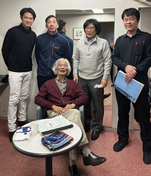 佐々木新平さん、海老原光さん、私、四野見和敏さん、山上紘生さんと東京シティ・フィル・コーアとのリハーサル(12/14)